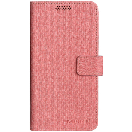 Pouzdro na mobil Swissten univerzální pouzdro pro smartphone vel XL růžové