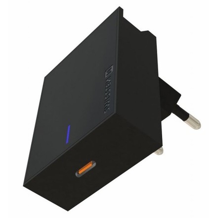 Nabíječka do sítě Swissten USB-C, 20W pro iPhone 12 - černá