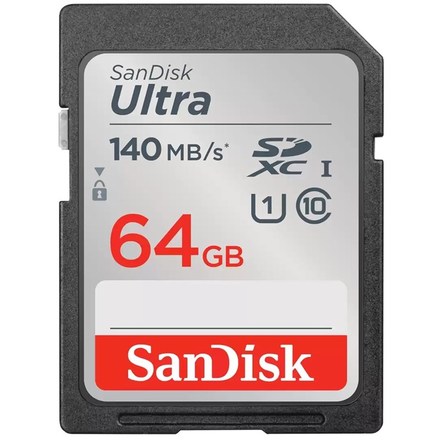 Paměťová karta SanDisk SDXC Ultra 64 GB UHS-I U1 (140R)