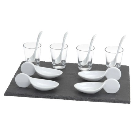 Sada na servírování pokrmů Excellent KO-210000480lodk 13 ks loďka