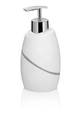 Dávkovač mýdla Kela KL-20303 Talus polyresin bílá 300 ml