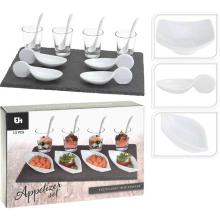 Sada na servírování pokrmů Excellent KO-210000480misk 13 ks miska (2)