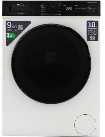Pračka s předním plněním ECG EWF 901400 iSteam BlackLine