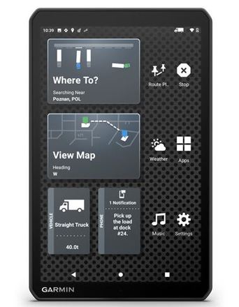 GPS navigace pro nákladní vozy Garmin dezl LGV810 (1)