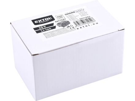 Baterie akumulátorová Extol energy 8891886 baterie akumulátorová SHARE20V, 8000mAh (2)