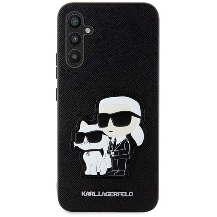 Kryt na mobil Karl Lagerfeld PU Saffiano Karl and Choupette NFT na Samsung Galaxy A54 5G - černý