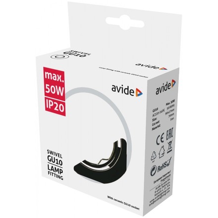 Podhledové svítidlo Avide (9571791) GU10 9x9cm antracit (1)