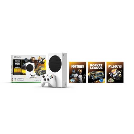 Herní konzole Microsoft Xbox Series S Fortnite + Rocket League + Fall Guys Bundle (3)