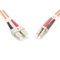 Optický kabel Digitus Optic Patch, LC / SC, Multimode, OM2, 50/ 125 µ, 1m - oranžový (1)
