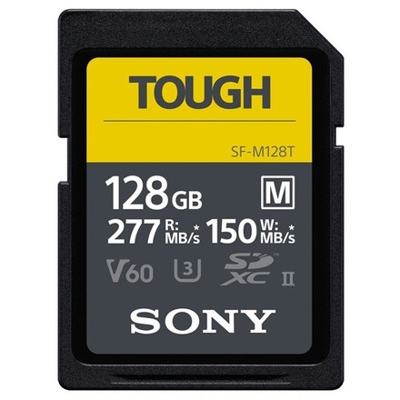 Paměťová karta Sony Tough SF-M 128GB V60 U3 UHS-II (277R/ 150W)