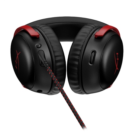 Sluchátka s mikrofonem HyperX Cloud III - černý/ červený (4)