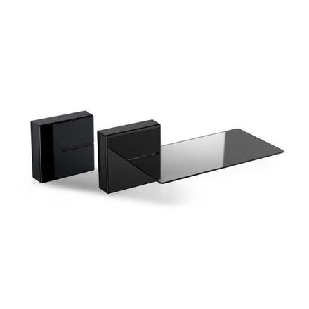 Kryt kabelů Meliconi 480521 BK, organizér na kabely Meliconi GHOST CUBE Shelf, 1x police, 2x kostka