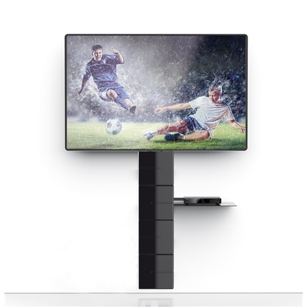 Kryt kabelů Meliconi 480521 BK, organizér na kabely Meliconi GHOST CUBE Shelf, 1x police, 2x kostka (3)