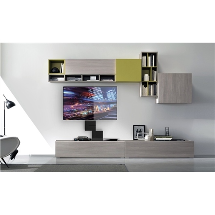 Kryt kabelů Meliconi 480521 BK, organizér na kabely Meliconi GHOST CUBE Shelf, 1x police, 2x kostka (4)