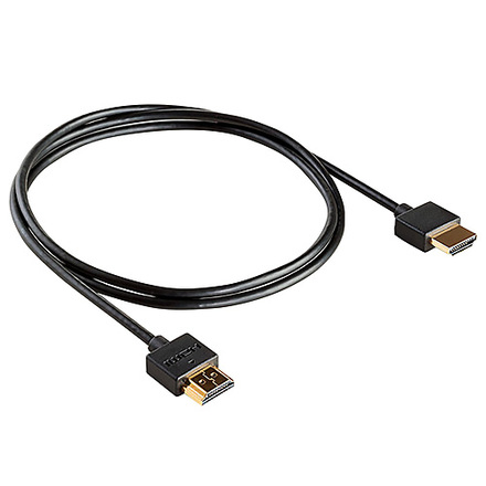 HDMI kabel Meliconi 497014, propojovací, male HDMI, rovné zakončení, běžný oplet, 0,189 m