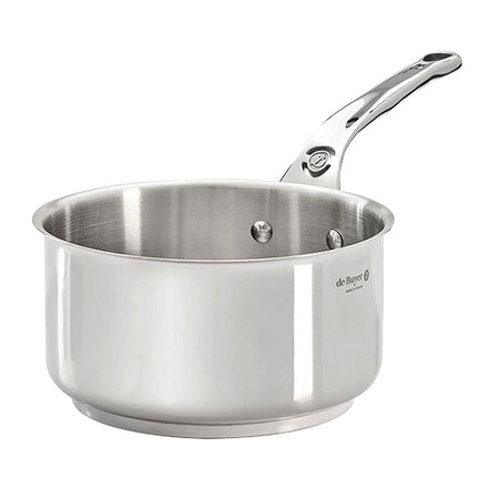 Nerezový hrnec de Buyer 3410.16 MILADY, nerez, rukojeť z nerezové oceli, průměr 16 cm, objem 1,6 L, výška 8 cm