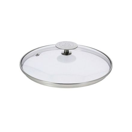 Poklice de Buyer 3429.18 MILADY, skleněná, hrana z nerezové oceli, průměr 18 cm