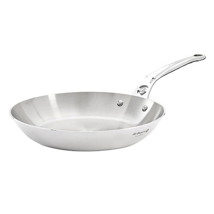 Pánev de Buyer 3724.28 AFFINITY, nerez, průměr 28 cm, výška 4,5 cm, váha 1,34 kg, nedeformovatelná, rukojeť z nerezové oceli