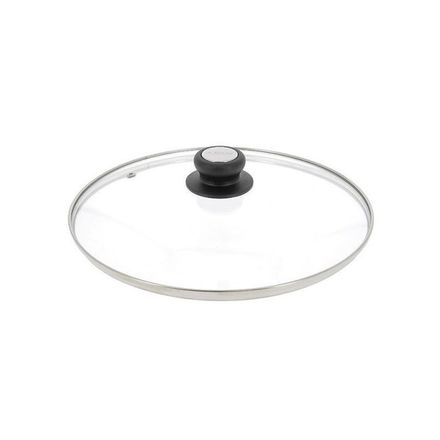 Poklice de Buyer 4112.28, skleněná, průměr 28 cm, pro pánve a hrnce s vyšším okrajem