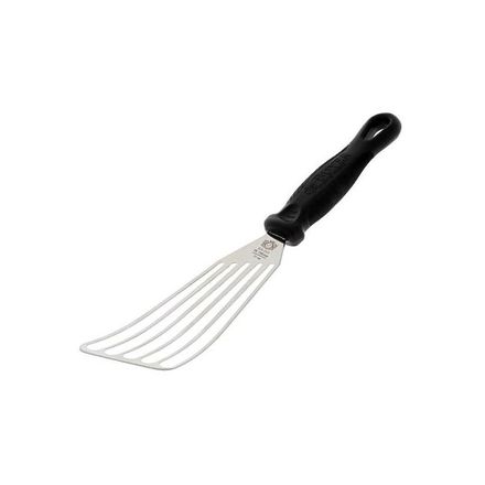 Obracečka de Buyer 4235.00 FKOfficium, nerezová ocel, délka nerezové části 17 cm, celková délka 31 cm, ergonomicky tvarovaná rukojeť, očko