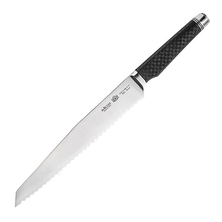 Nůž na chléb de Buyer 4286.26, nůž na chléb, FK2 systém pro vyvážení nože, čepel 26 cm, německá ocel, tvrdost 56+/-2 HRC, pro profesionální použití