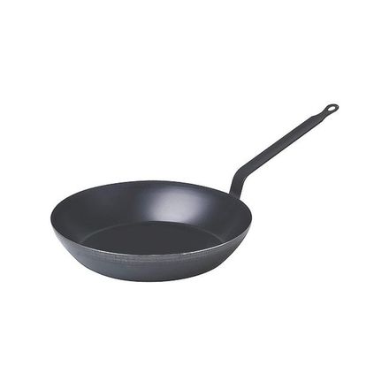 Ocelová pánev de Buyer 5020.32, BLUE STEEL, styl La Lyonnaise, 32 cm