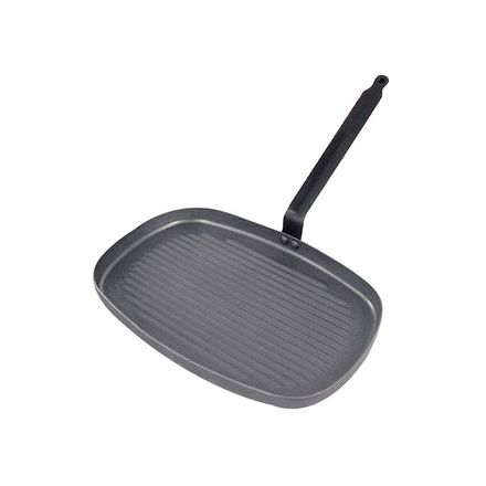 Pánev de Buyer 5540.38, CARBONE PLUS, obdélníková, ocel, 38 x 26 cm