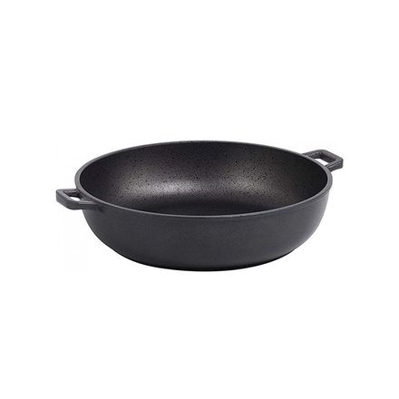 Rendlík de Buyer 8313.28, rendlík se dvěma oušky, hliník, nepřilnavý povrch, průměr 28 cm