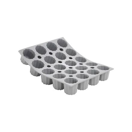 Forma na pečení de Buyer 1856.21D, 20 formiček na mini canelés, silikon, teplota -70 až 300 °C