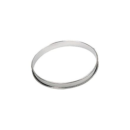 Kruhový rám de Buyer 3091.24N, kruhový rám, 24 cm, pro výrobu kláčů a quichů, hladký vnitřní povrch