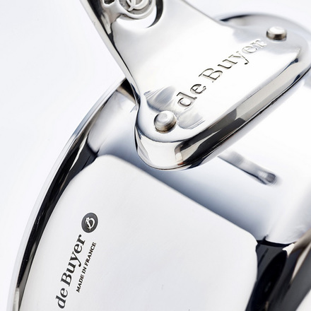 Pánev de Buyer 3736.24 AFFINITY, na soté, hluboká, kulatá, nerez, rozšířený okraj, nedeformovatelná, průměr 24 cm, výška 7 cm, váha 1,34 kg (2)