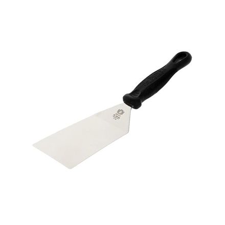 Obracečka de Buyer 4232.00, FKOfficium, odolná proti rzi, bez otvorů, nerezová ocel, 12 cm, ergonomicky tvarovaná rukojeť