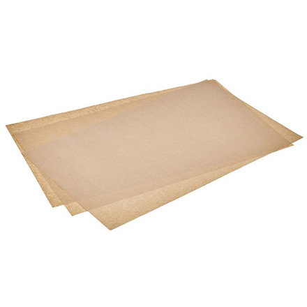 Pečící papír de Buyer 4359.00, nebělený, potažený silikonem, 60 x 40 cm, výška 0,01 mm, opakovaně použitelný