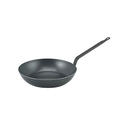 Ocelová pánev de Buyer 5020.28, BLUE STEEL, styl La Lyonnaise, 28 cm