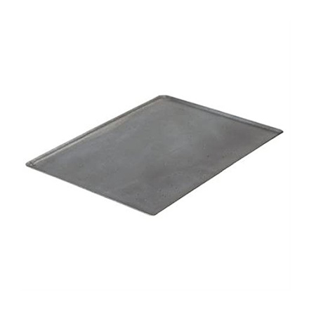 Plech na pečení de Buyer 5363.40, plech na pečení, oblé hrany, modrá ocel, rozměry 40 x 30 x 1 cm