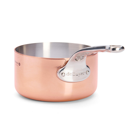 Nerezový hrnec de Buyer 6206.16 PRIMA MATERA, rukojeť z nerezové oceli, průměr 16 cm, výška 8,3 cm, objem 1,8 L, váha: 1,37 kg (2)