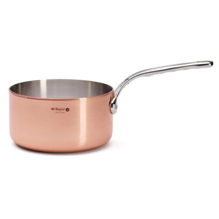 Nerezový hrnec de Buyer 6206.18 PRIMA MATERA, rukojeť z nerezové oceli, průměr 18 cm, výška 9,3 cm, objem 2,5 L, váha: 1,66 kg (1)