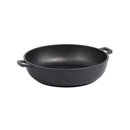 Pánev de Buyer 8313.24, CHOC EXTREME, pánev na soté, nepřilnavá, lehká, 2 úchyty, pro všechny typy varných desek, 24 cm, 1,28 kg