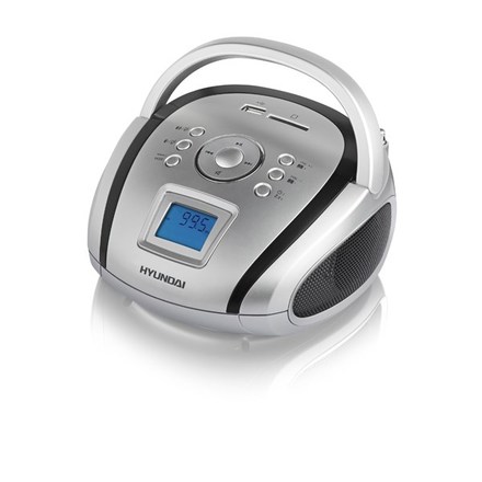 Radiopřijímač s MP3/USB/SD Hyundai TR 1088 SU3SB stříbrný/černý