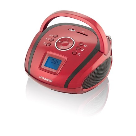 Radiopřijímač s MP3/USB/SD Hyundai TR 1088 SU3RB červený/černý