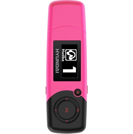 MP3 přehrávač Hyundai MP 366 FM, 4GB, růžová barva