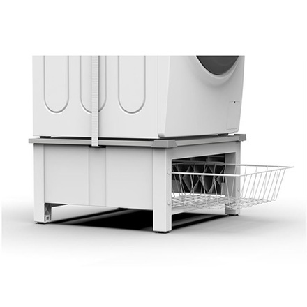 Univerzální podstavec Meliconi 656143, BASE SPACE BASKET, univerzální, pod pračku/sušičku, úložný košík, objem zásuvky 28 l, nosnost 250 kg (1)