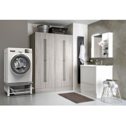 Univerzální podstavec Meliconi 656143, BASE SPACE BASKET, univerzální, pod pračku/sušičku, úložný košík, objem zásuvky 28 l, nosnost 250 kg (2)
