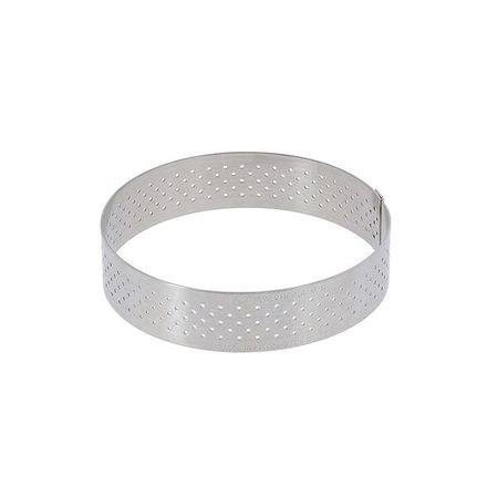 Kruhový rám de Buyer 3098.01, perforovaný, průměr 5,5 cm, nerez