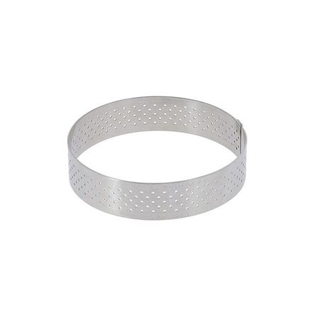 Kruhový rám de Buyer 3098.08, perforovaný, průměr 20,5 cm, nerez