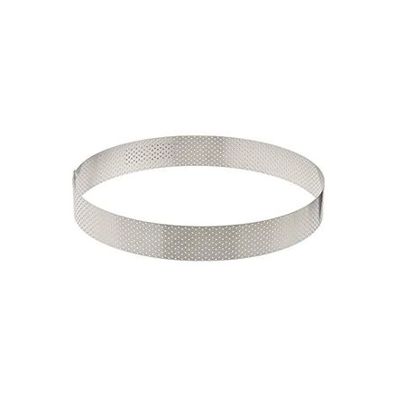 Kruhový rám de Buyer 3098.09, perforovaný, průměr 24,5 cm, nerez
