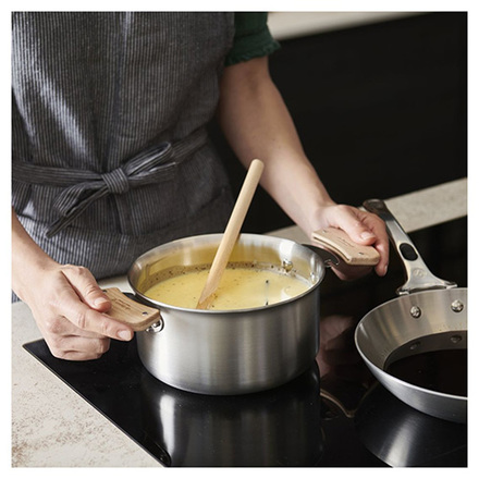 Sada rendlíků de Buyer 3661.03 LOQY, 3 ks rendlíků 16/20/24 cm, 1 ks odnímatelná ouška, objem 1,3/2,5/4,1 L, nerez ocel, zahnutý okraj (2)