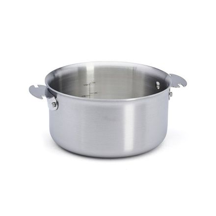 Nerezový hrnec de Buyer 3661.18 ALCHIMY LOQY, nerez, průměr 18 cm, objem 1,8 L, zahnutý okraj