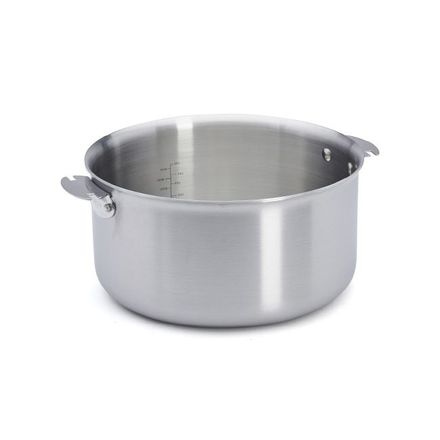 Nerezový hrnec de Buyer 3661.24 ALCHIMY LOQY, nerez, průměr 24 cm, objem 4,1 L, zahnutý okraj