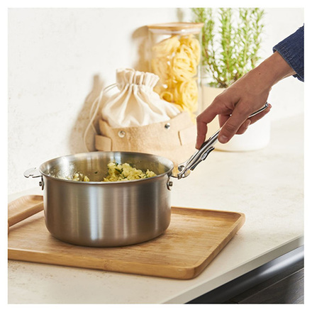 Nerezový hrnec de Buyer 3661.24 ALCHIMY LOQY, nerez, průměr 24 cm, objem 4,1 L, zahnutý okraj (1)